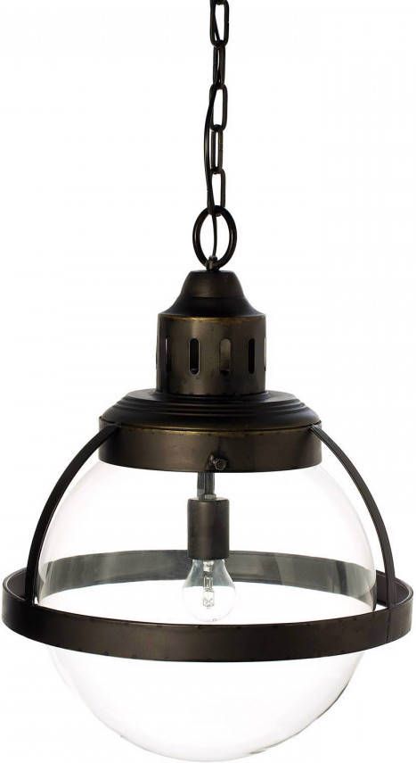 Boston Hanglamp van Metaal in Donkergrijs | 58 x 42 cm