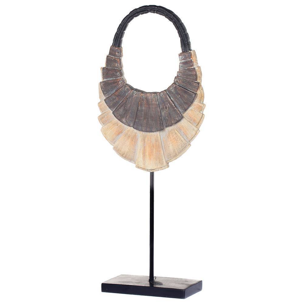 Ornamenten Necklace | Bruin | 55cm