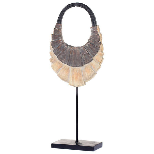 Ornamenten Necklace | Bruin | 55cm
