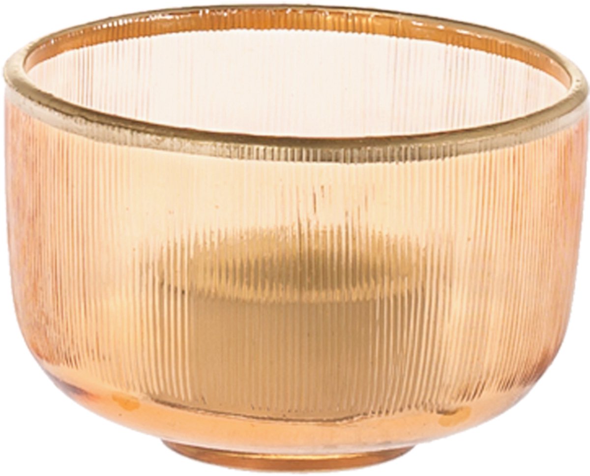 Blair Sfeerlicht Oranje 7 cm – Set van 3 Stuks