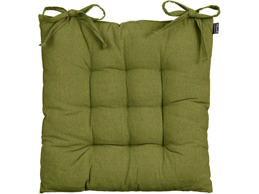 Como Stoelkussen Groen 46x46x7 cm Comfortabel Zitkussen voor Stoelen