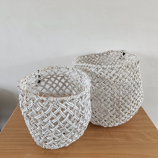 Manden Bohème 2st | Wit | 46cm & 34cm