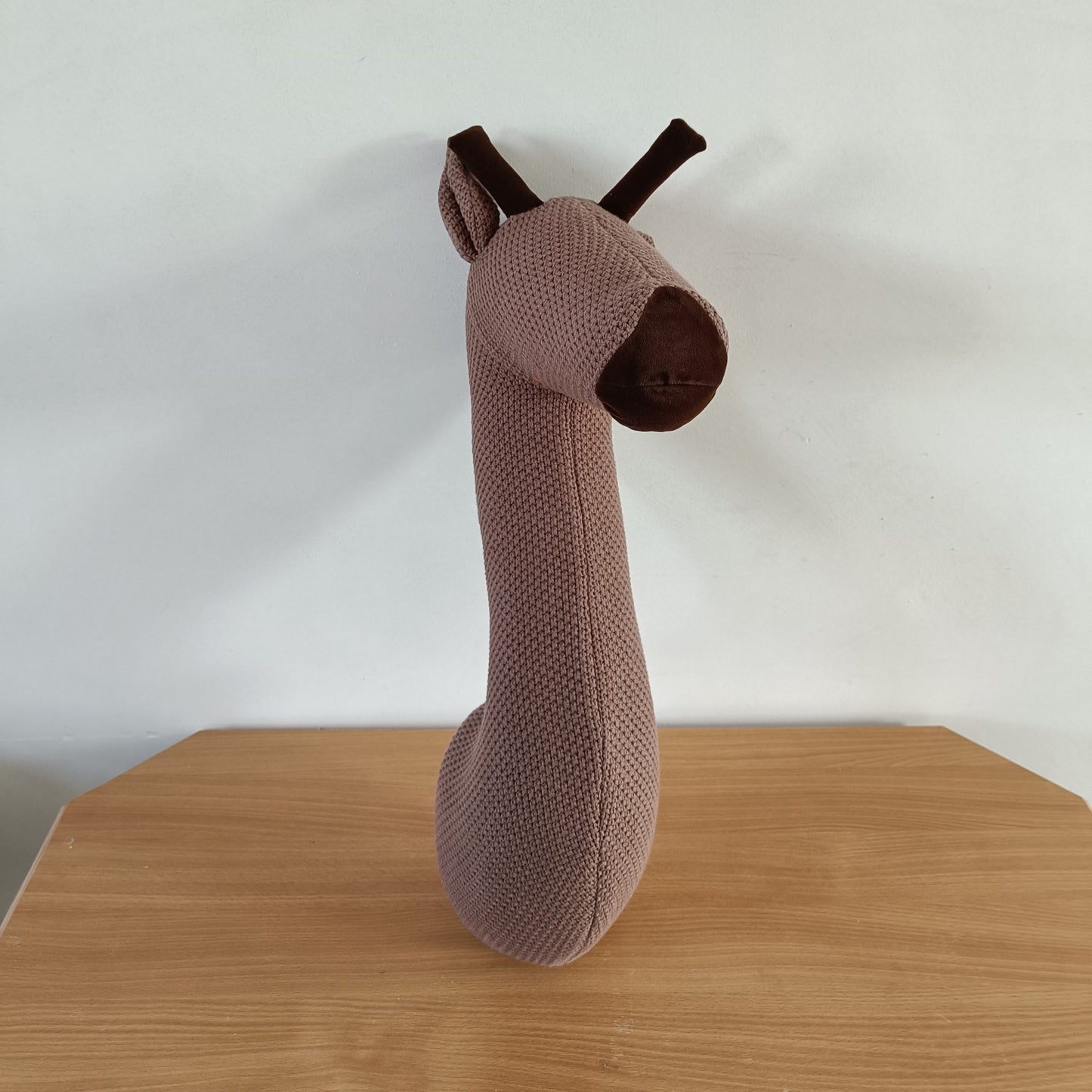 Giraffe Head Wanddecoratie Bruin – 67 cm
